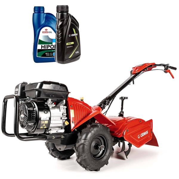 Glebogryzarka spalinowa CEDRUS GLX-GT65-2BS Briggs&Stratton z kołami pompowanymi + olej silnikowy + olej przekładniowy + dostawa gratis!