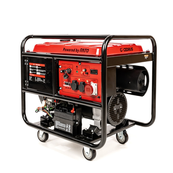 Agregat prądotwórczy CEDRUS AG10E-3F z rozruchem elektrycznym + olej + dostawa gratis!