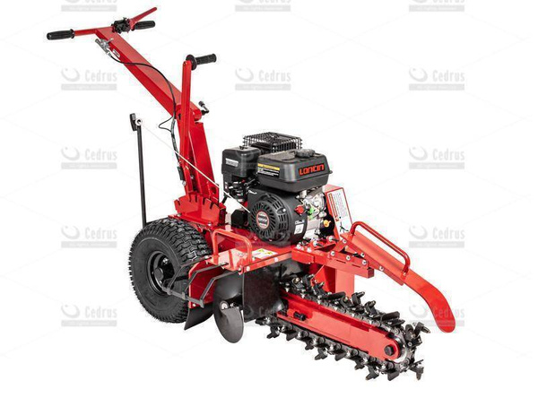 Koparka łańcuchowa CEDRUS KP02 do układania rur, przewodów itp. + olej + dostawa gratis!