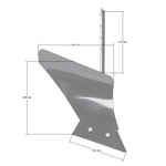 Pług do glebogryzarki CEDRUS GL01 GL04 GL05 GL07 GL09