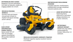 Traktorek Kosiarka Zero-skręt CUB CADET XZ5 L137 + olej + dostawa gratis!