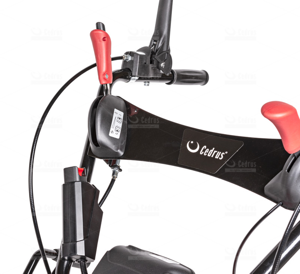 Zamiatarka spalinowa CEDRUS CEDZM05PRO-E + pług + kosz + olej + dostawa gratis!