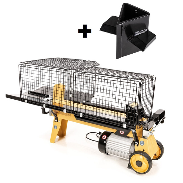 Łuparka do drewna CEDRUS LS02H 7T 230V pozioma + klin na 4 części + dostawa gratis!