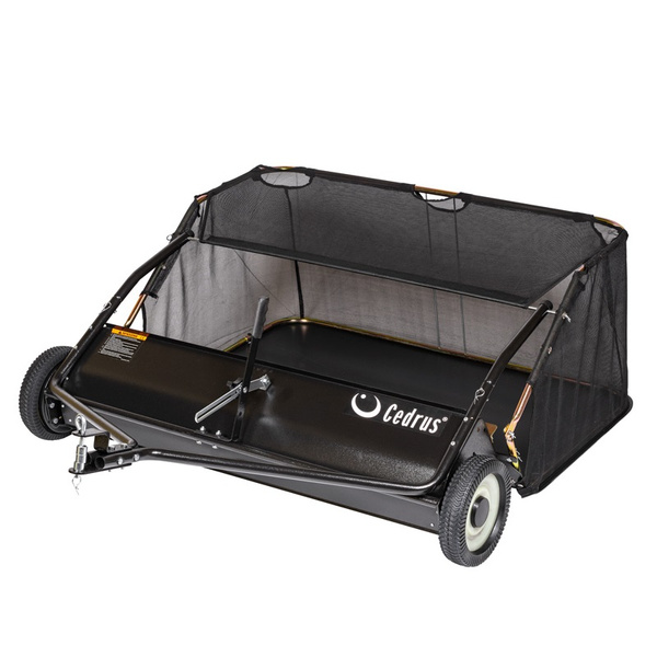 Zbieracz do trawy i liści do traktorka CEDRUS 122CM + dostawa gratis!