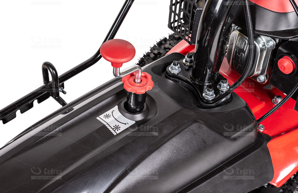 Zamiatarka spalinowa CEDRUS CEDZM05PRO-E + pług + kosz + olej + dostawa gratis!