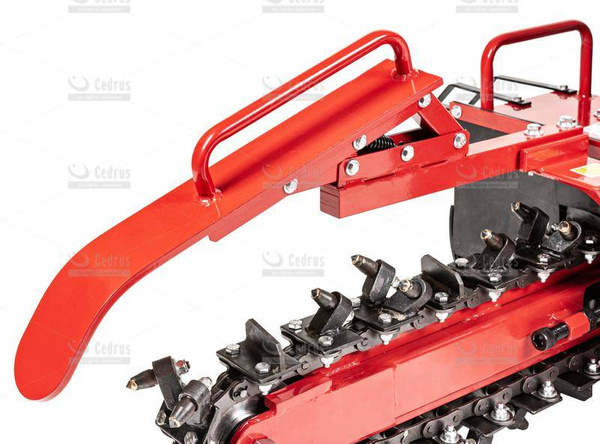 Koparka łańcuchowa CEDRUS KP02 do układania rur, przewodów itp. + olej + dostawa gratis!