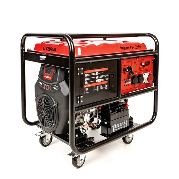 Agregat prądotwórczy CEDRUS AG10E-3F z rozruchem elektrycznym + olej + dostawa gratis!