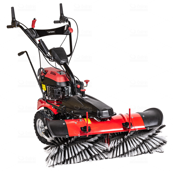 Zamiatarka spalinowa CEDRUS CEDZM05PRO-E + pług + kosz + olej + dostawa gratis!