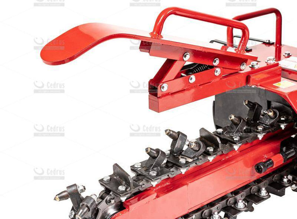 Koparka łańcuchowa CEDRUS KP02 do układania rur, przewodów itp. + olej + dostawa gratis!