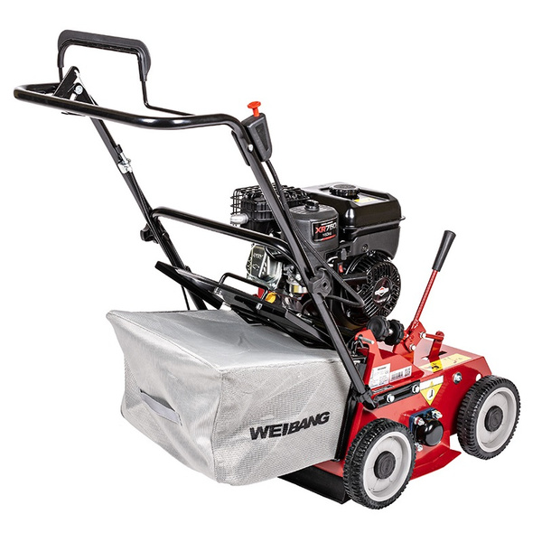 Wertykulator spalinowy WEIBANG WB384RB z koszem i nożami wahliwymi do zastosowań profesjonalnych / Briggs & Stratton!